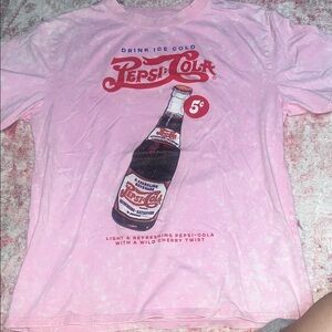 Pepsi Pink Short Sleeve Graphic Tee